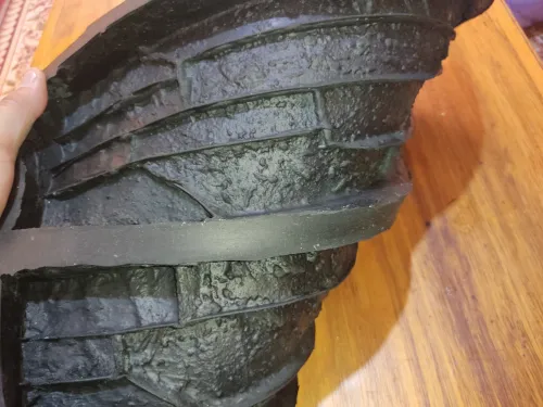 Moule caoutchouc silicone قوالب الحجر الصناعى من المطاط المرن