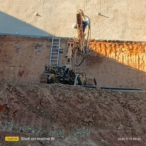 Béton projeté et blandage des sols