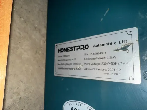 Pont élévateur HonestPro