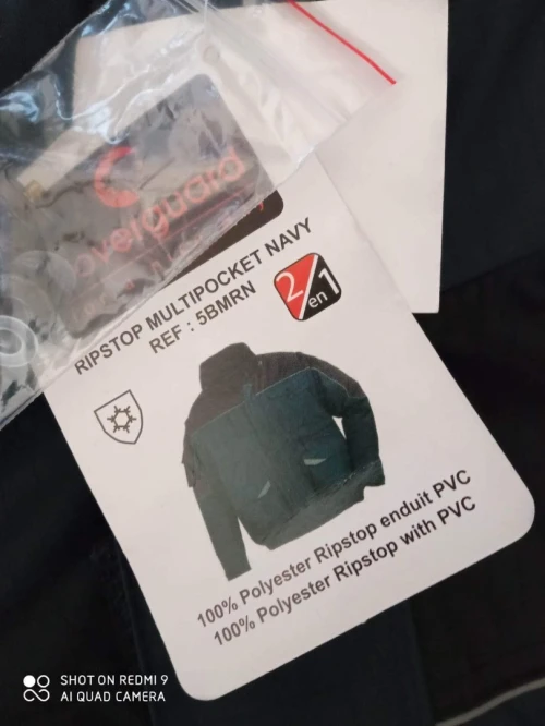 Veste Ripstop coverguard 
