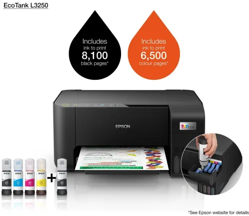IMPRIMANTE MULTIFOCNTIONS EPSON 3250 WIFI SCANNER IMPRESSION PHOTOCOPIE
