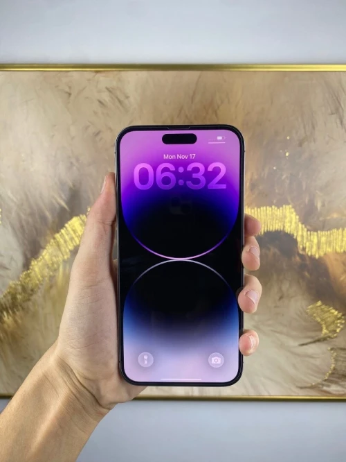 Appel 14 pro max 128gb 2 sim battery 91