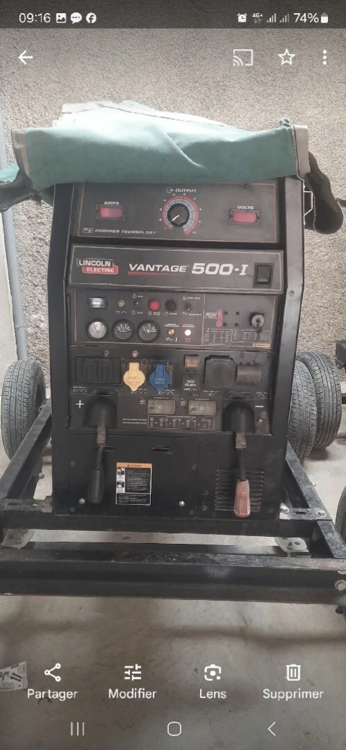 Poste soudure group Lincoln 500amp