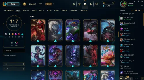 compte league of legend