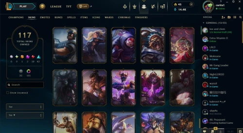 compte league of legend