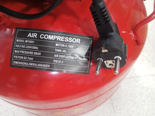 Compresseur d Air sans Huile 30L Compresseur Silencieux à Air Comprime