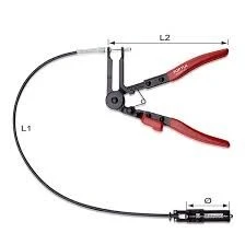 Pince flexible pour colliers de serrage 630mm TOPTUL