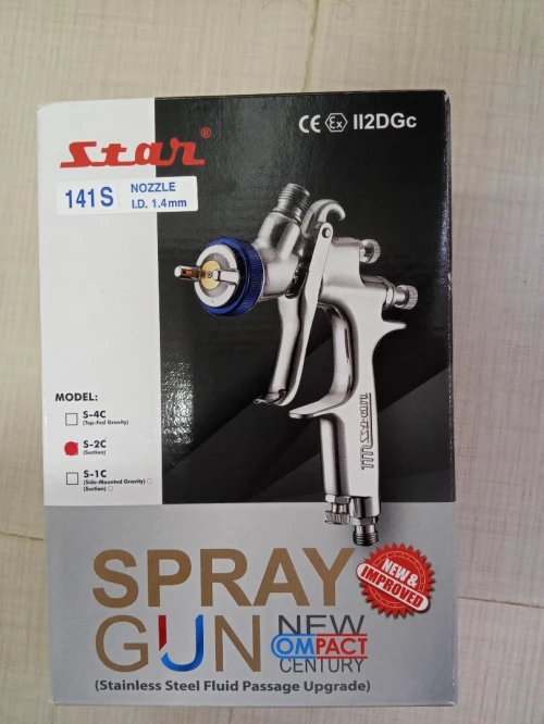 Pistolet à peinture Star Gravity Feed 1,4 mm