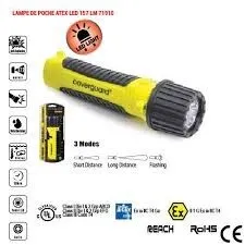 Lampe de poche ATEX LED 157 lm