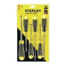 JEU DE 6 TOURNEVIS STANLEY