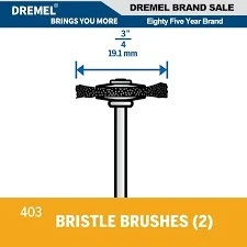 Brosse en soie 19 mm Nettoyage / Polissage DREMEL