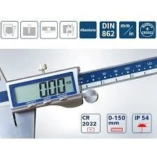 Pied à coulisse numérique acier inoxydable DASQUA italy IP54