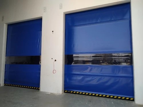 Installation des portes souples rapides enroulables