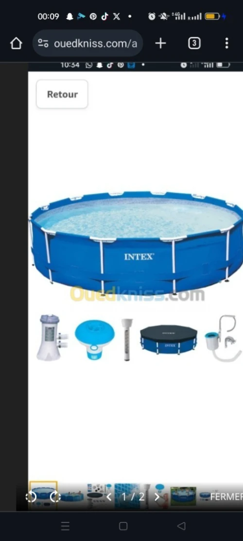 Piscine Intex ronde 