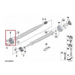Flector arbre transmission  Tiguan, Q3, S3
