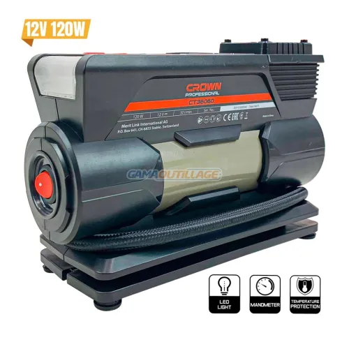 COMPRESSEUR AUTO 12V 120W CROWN