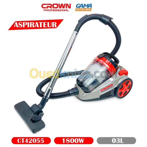 ASPIRATEUR 03L 1800W CROWN
