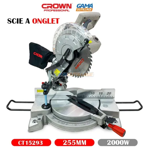 SCIE A ONGLET 255MM 2000W CROWN