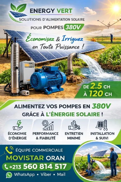 ALIMENTEZ VOS POMPES EN 380V GRÂCE À L'ÉNERGIE SOLAIRE !