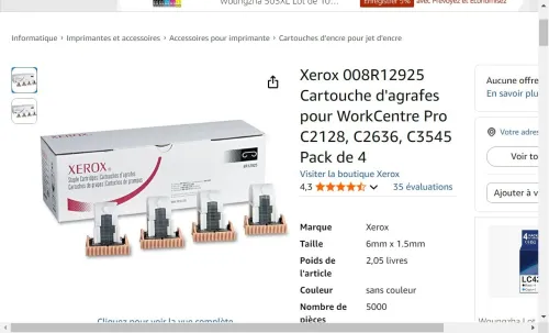 cartouche fagraf xerox