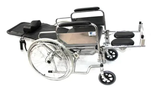 Fauteuil roulant et chaise toilettes 