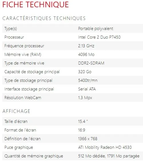 HP PAVILION DV6-1140EF Entertainment Notebook