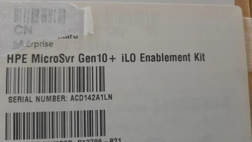 Carte HPE MicroSrv Gen ILO