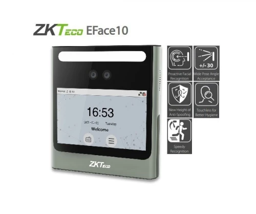 Pointeuse biométrique faciale ZKTeco EFACE10