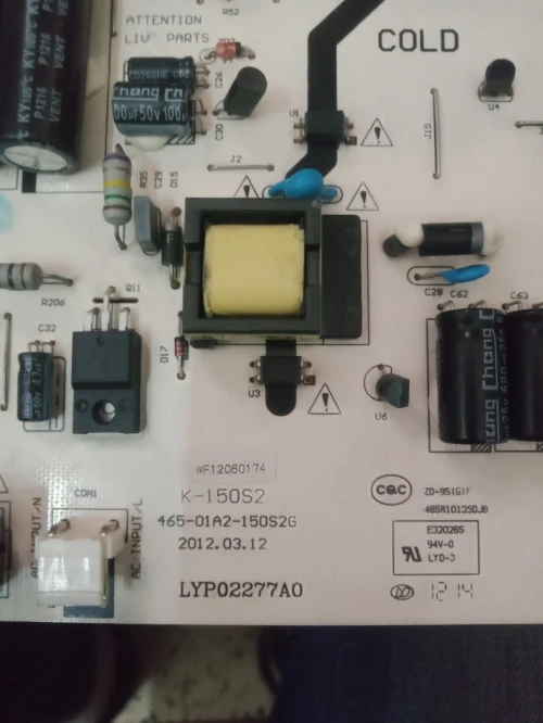 carte mère et alimentation + Tcon tv smart-led-lcd-plazma