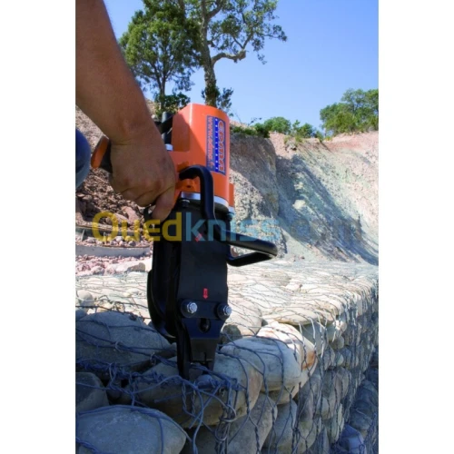 Agrafeuse pneumatique edma TURBO PREMIUM  a gabion Chantier BTP 