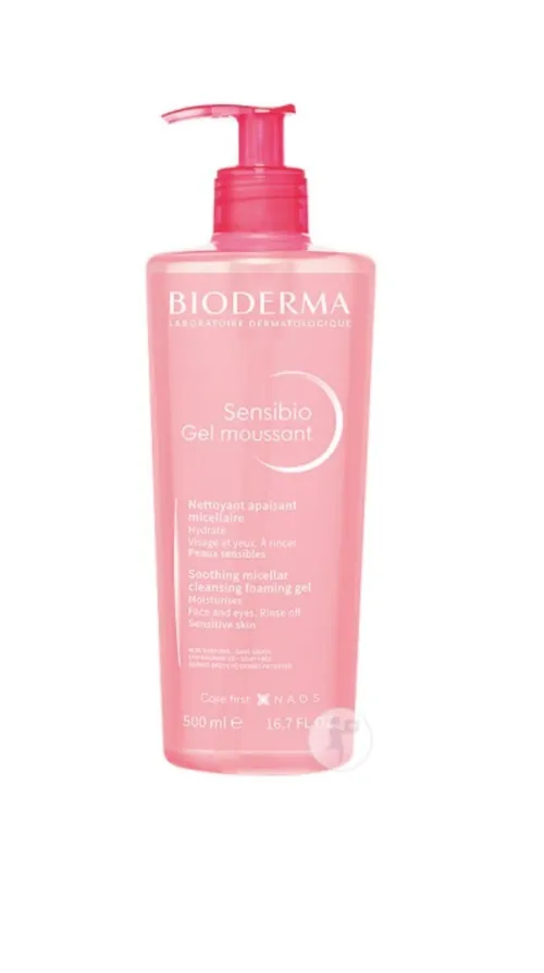 BIODERMA SENSIBIO GEL MOUSSANT(ROSE) 500mL date 10/28