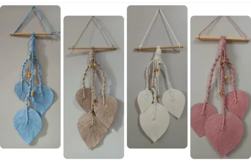 décoration en macramé 
