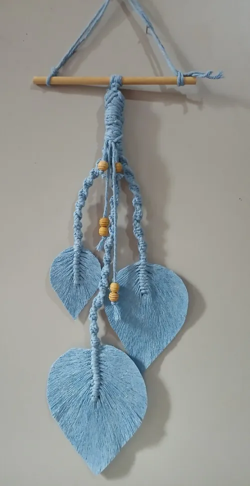 décoration en macramé 