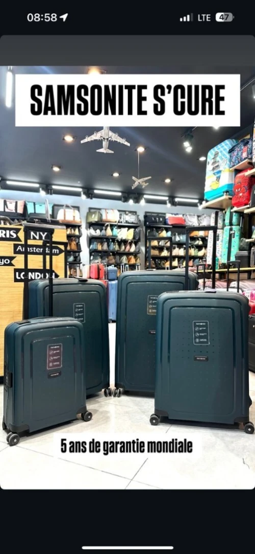 Valise SAMSONITE et DELSEY
