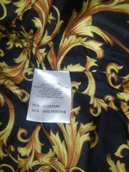 Veste doudoune versace avec capuche fourrure 