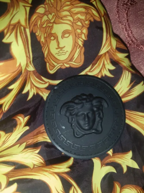 Veste doudoune versace avec capuche fourrure 