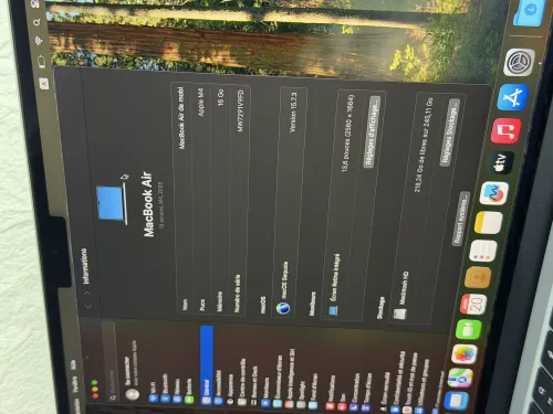 MacBook Air 2025 13 pouces M4