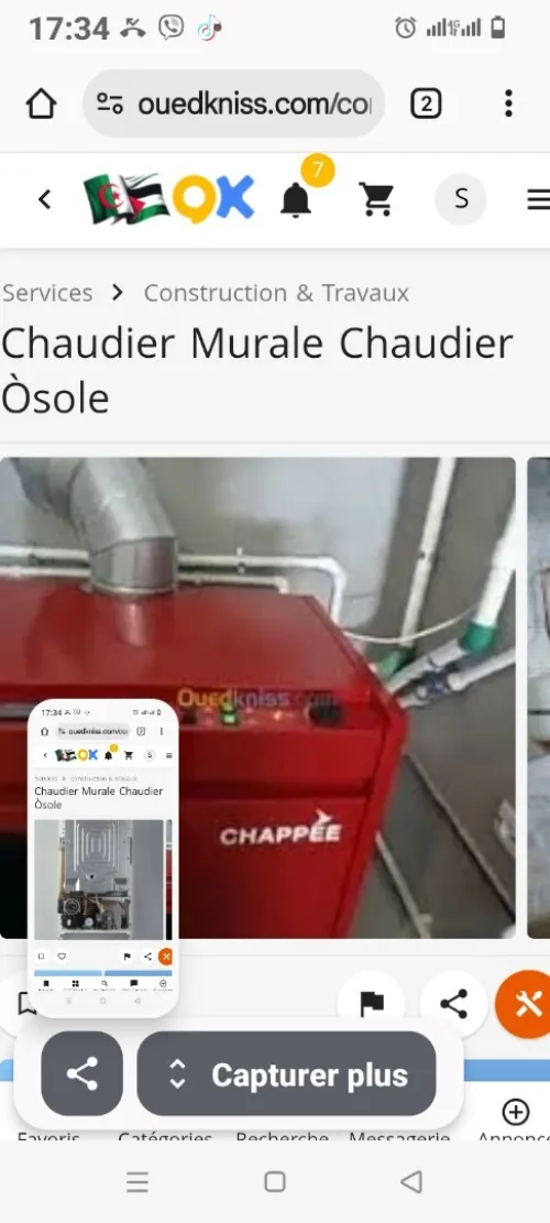 Réparation chaudière murale chaudière au sol brûlure à gaz rue la mazout