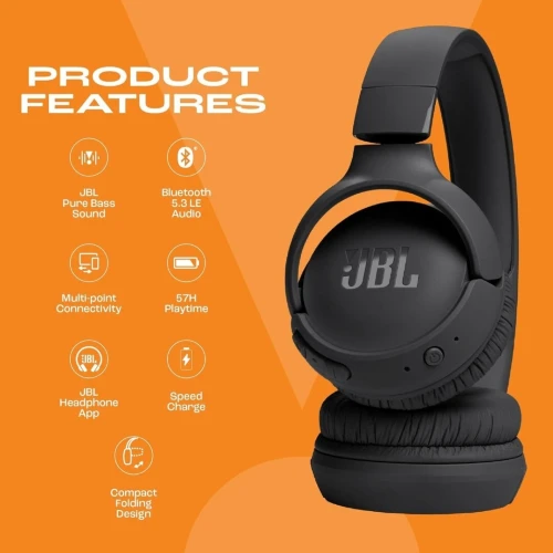 CASQUE JBL TUNE 520 BT - BLUETOOTH