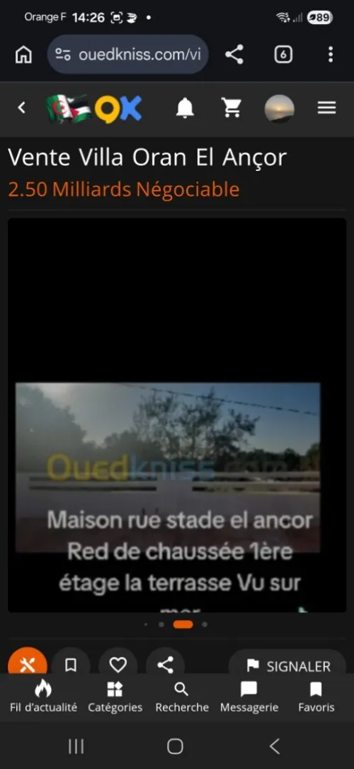 Vente Villa Oran El ançor
