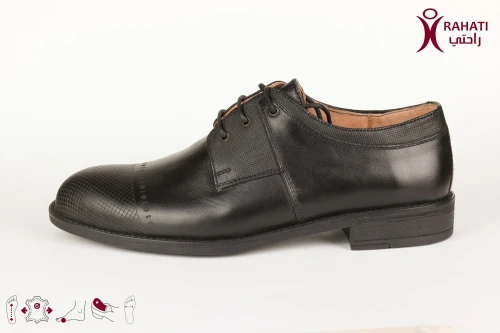 RAHATI Chaussure Orthopédique de Confort DERBY 1 Classique "HDTHER11" حذاء طبي