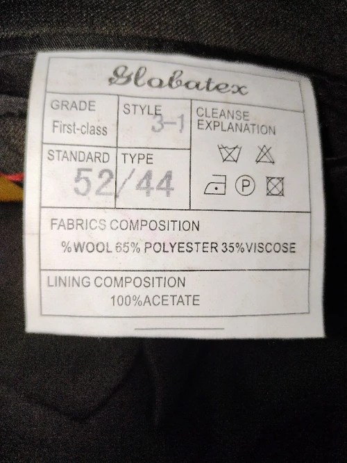 Costume Super100 d'occasion comme neuf 