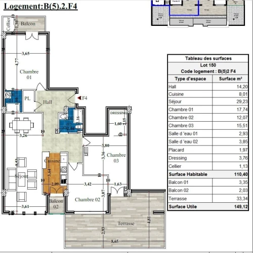 Vente Appartement F4 Béjaïa Bejaia
