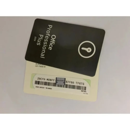 MICROSOFT OFFICE PROFESSIONAL PLUS 2019/2021 CARTE NON DISPONIBLE