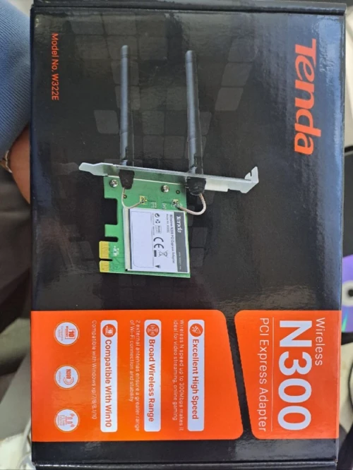 CARTE WIFI PCI EXPRESS TENDA W322E N300 2 ANTENNES