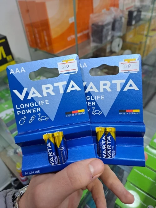 PILE VARTA LONGLIFE AAAX2 LR03 1.5V MICRO 4903 MN2400
