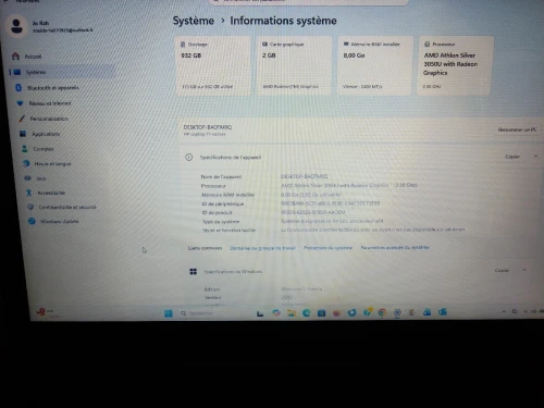 Ordinateur HP 17 pouces