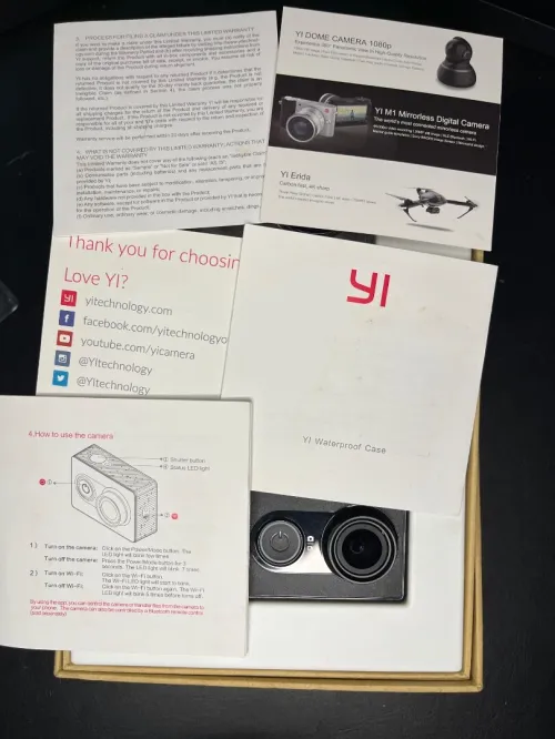 Caméra Sport Xiaomi Yi Action Cam Full HD 1080p Wifi + Caisson Étanche 40m