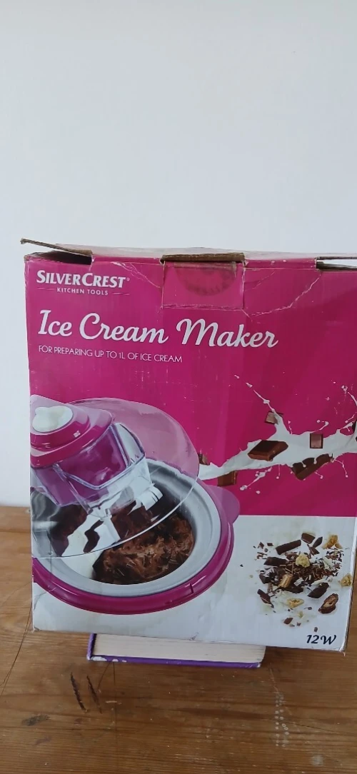 Vend Sorbetière Machine à glace SilverCrest allemande SECM 12 A1 - Neuf Cabas SilverCrest  Neuve Cabas