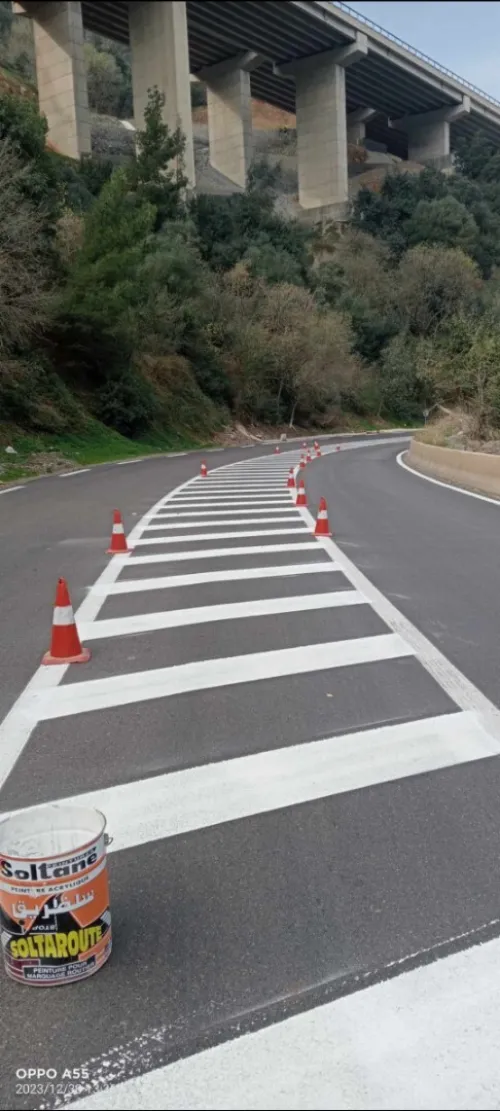 Travaux de signalisation horizontale et verticale traçage et marquag des routee du route